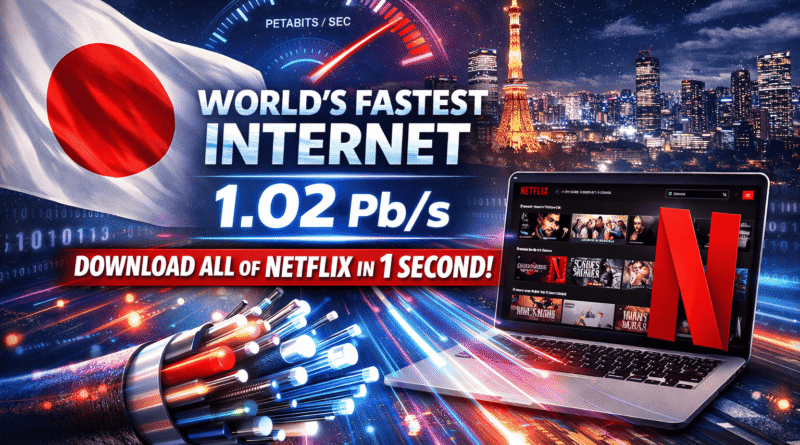Japan Breaks World Record for Fastest Internet Speed
