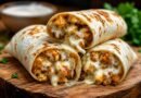 Cheesy Garlic Chicken Wraps