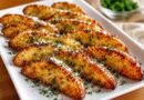 Crispy Garlic Parmesan Potato Wedges