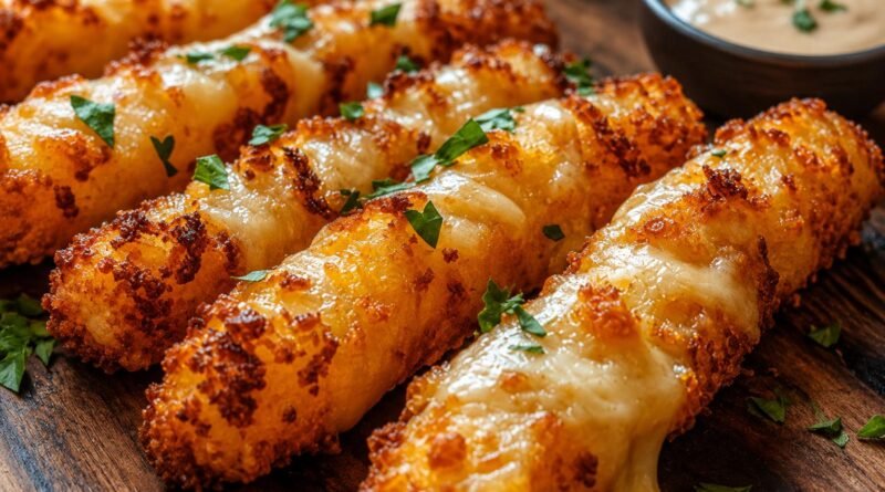 Crispy Hungarian Potato Cheese Sticks