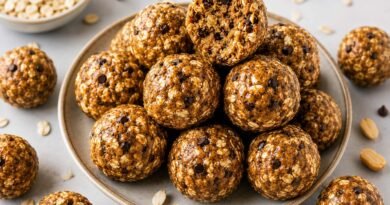 Easy High Protein Peanut Butter Energy Balls