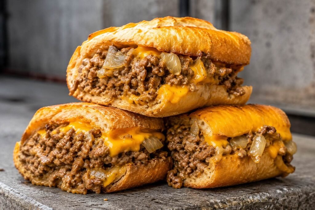 Philly Cheesesteak Sloppy Joes