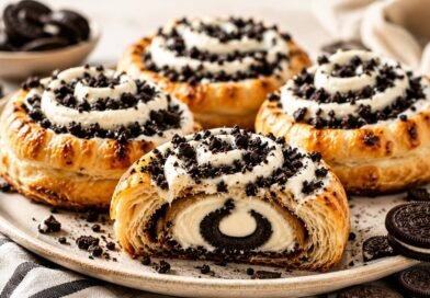Oreo Stuffed Cinnamon Rolls