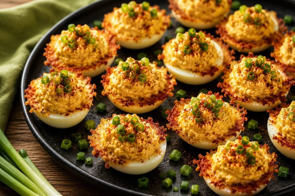 Spicy Bayou Deviled Eggs
