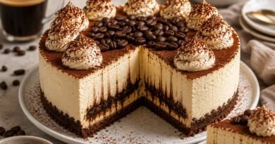 Tiramisu Cold Brew Coffee Cheesecake Recipe