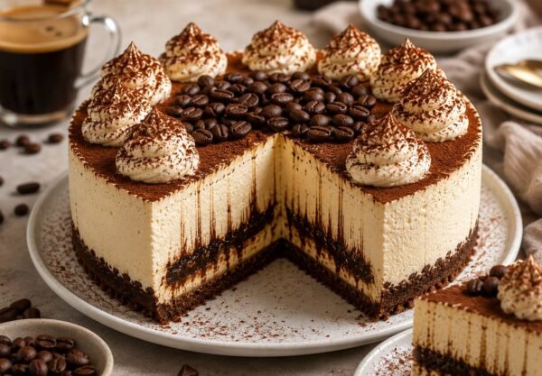 Tiramisu Cold Brew Coffee Cheesecake Recipe