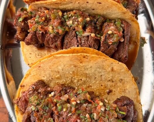 Tri-Tip Tacos with Roasted Salsa