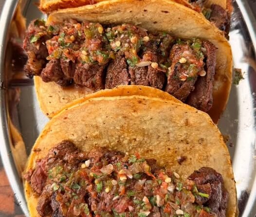 Tri-Tip Tacos with Roasted Salsa
