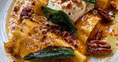 Creamy Pumpkin Cannelloni with Burrata