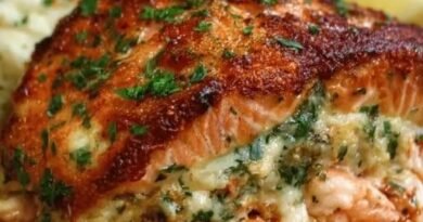 Golden Baked Salmon Rolls Recipe